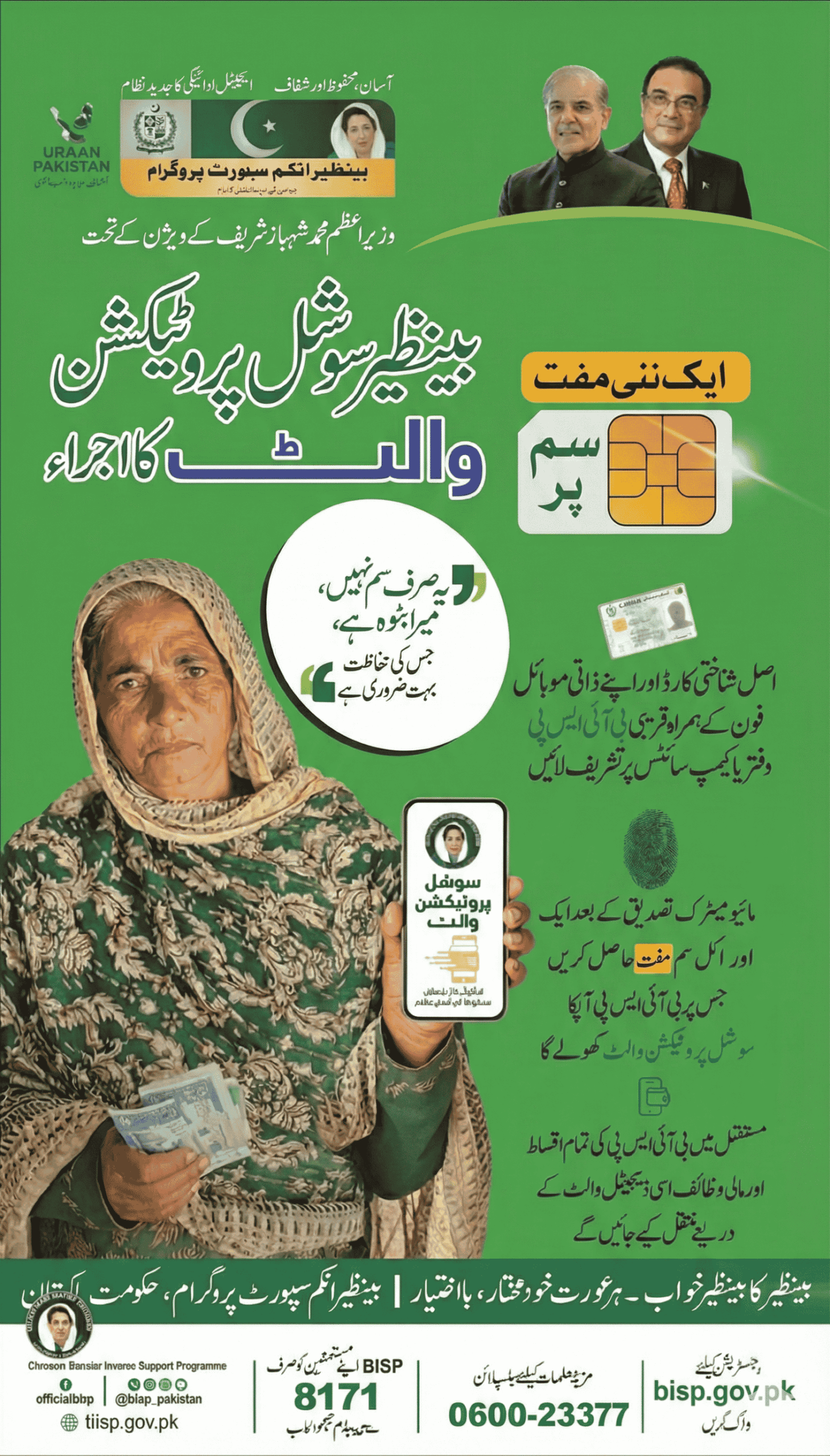 BISP 8171 SIM Wallet Payment for Eligible Women EasyPaisa JazzCash