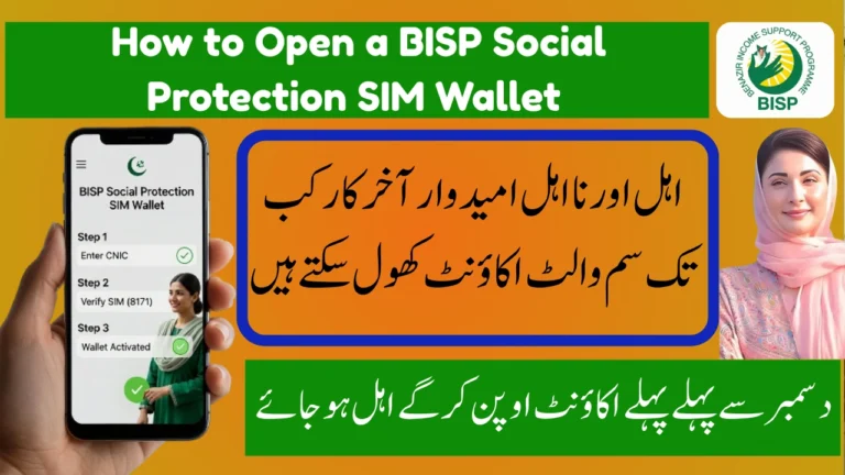 How to Open a BISP Social Protection SIM Wallet in Minutes – Official Method