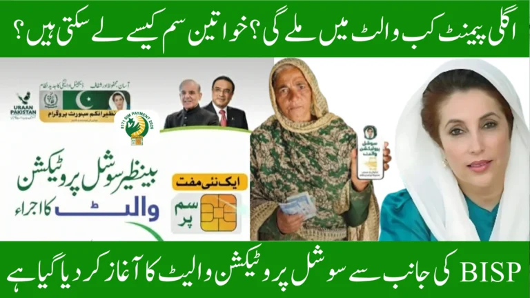 Social Protection Wallet Launched by BISP – CNIC Check for SIM Wallet Activation